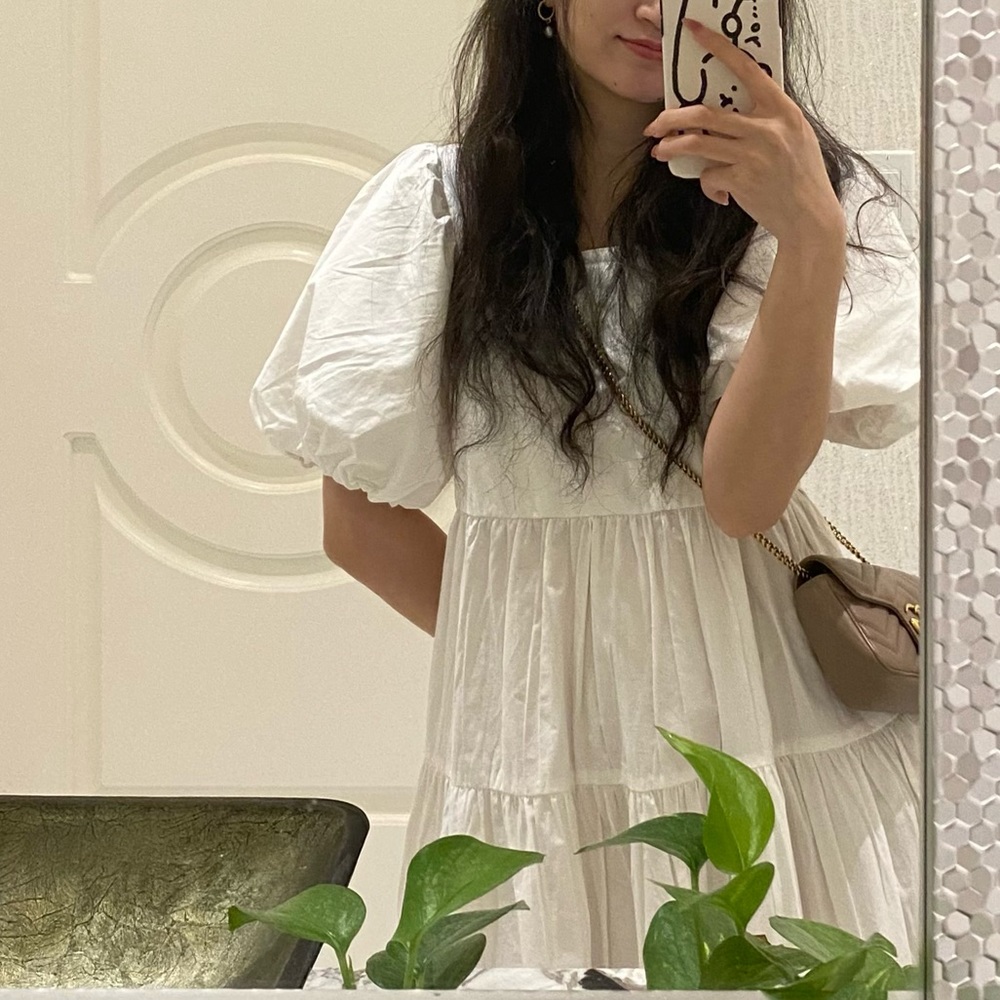 CLEARANCE❗️ Oak+Fort Puffy Sleeve Dress - Picture 2 of 4